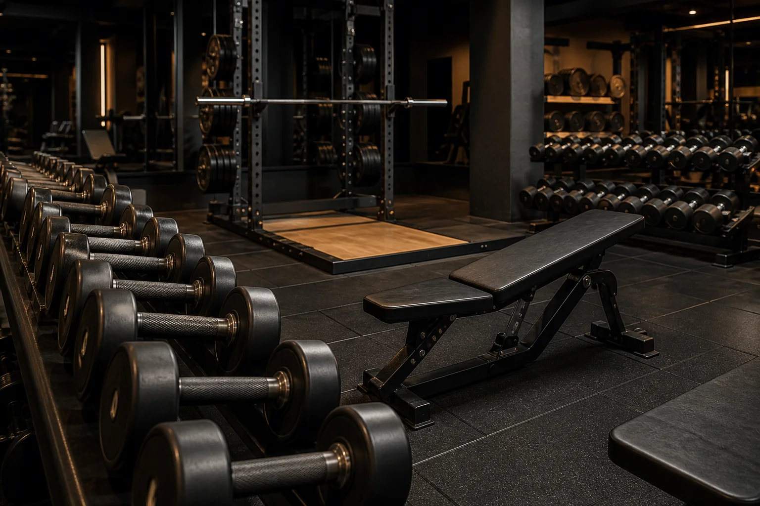 Free weight training