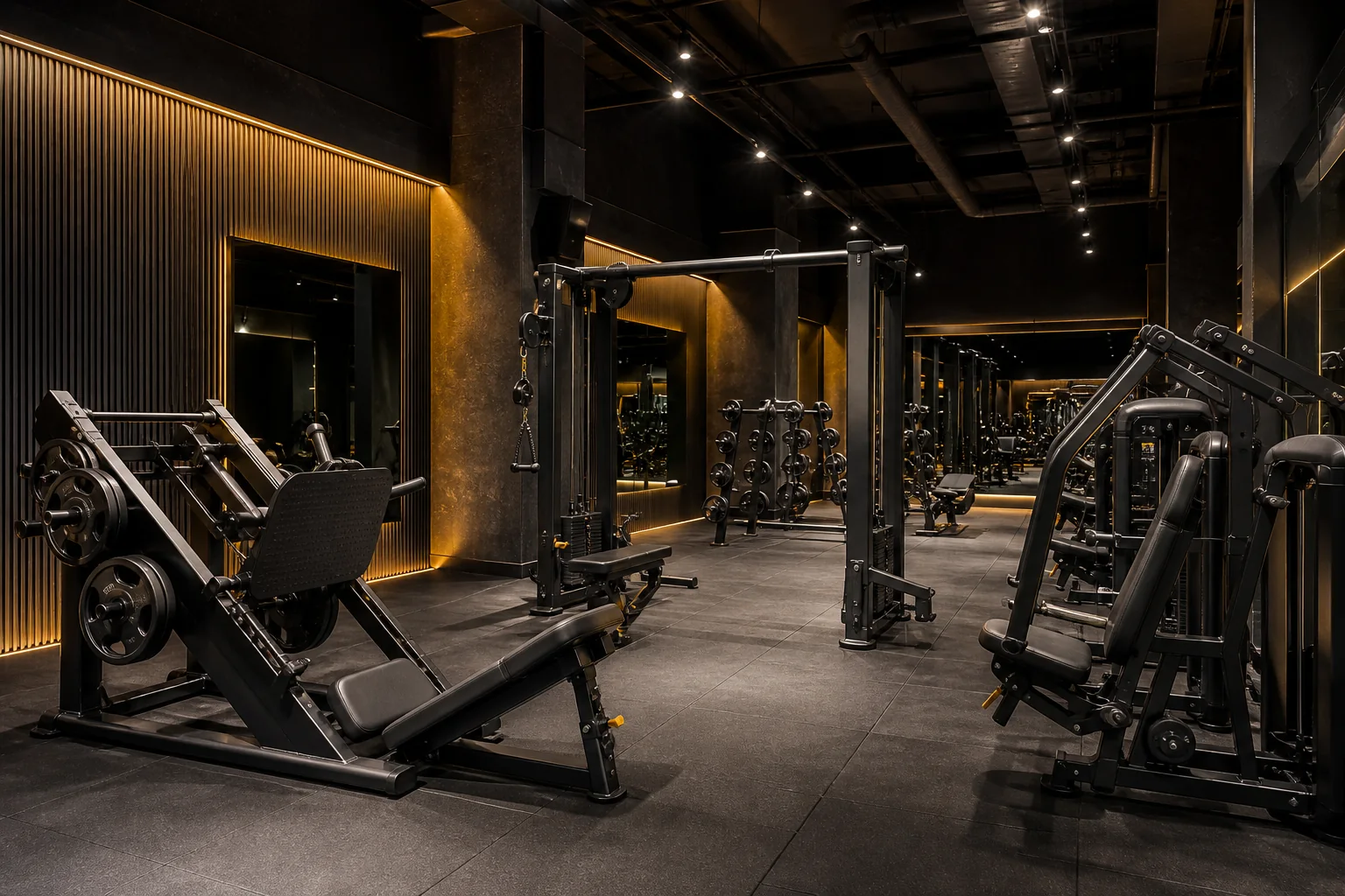 Strength equipment at Solo Gym